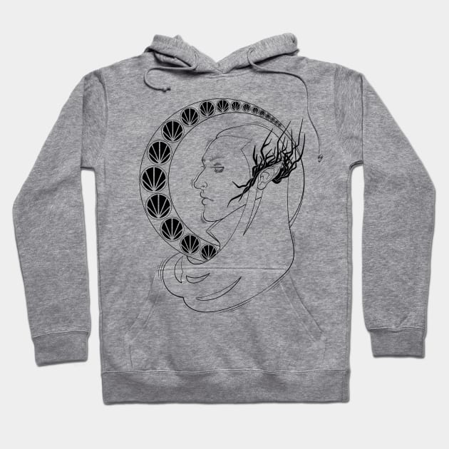 elvenking (black) Hoodie by bleedingheaart